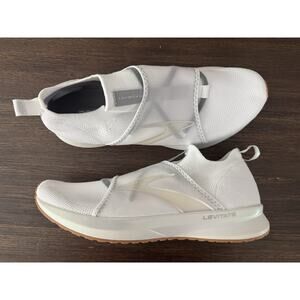Brooks Levitate 4 LE Womens 9.5 White Silver Athletic Running Shoes Sneakers 41